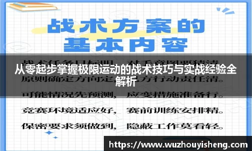 从零起步掌握极限运动的战术技巧与实战经验全解析